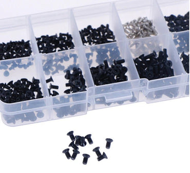 500pc Assorted 10 Type Laptop Screw Kit Set Case Notebook Computer Dell HP Phone - THE TECH STATION UK