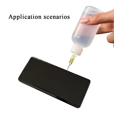 50ml Squeeze Liquid Alcohol Bottle with Needle Tip Dispenser - THE TECH STATION UK