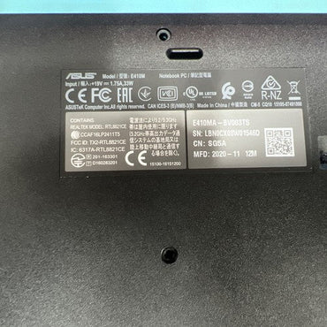 Asus E410M E410MA L410M L410MA Bottom Base Case Cover Lid Chassis Housing - THE TECH STATION UK