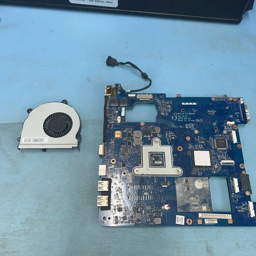 Samsung NP355V5C Laptop Motherboard 2GB RAM A8 - 4500M With Heatsink And Fan - THE TECH STATION UK