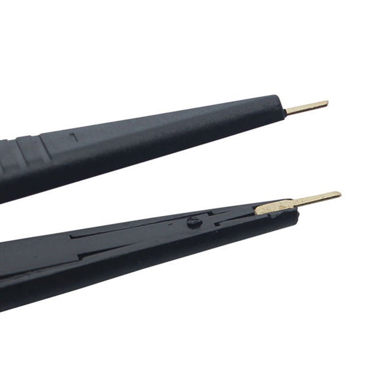 SMD SMT Chip Test Clip, LCR Meter Tweezer, Multimeter Test Leads, Capacitance Inductor Resistance Test Clip, Multi Meters Electrical Alligator Clip Probe - THE TECH STATION UK