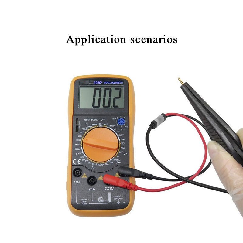 SMD SMT Chip Test Clip, LCR Meter Tweezer, Multimeter Test Leads, Capacitance Inductor Resistance Test Clip, Multi Meters Electrical Alligator Clip Probe - THE TECH STATION UK