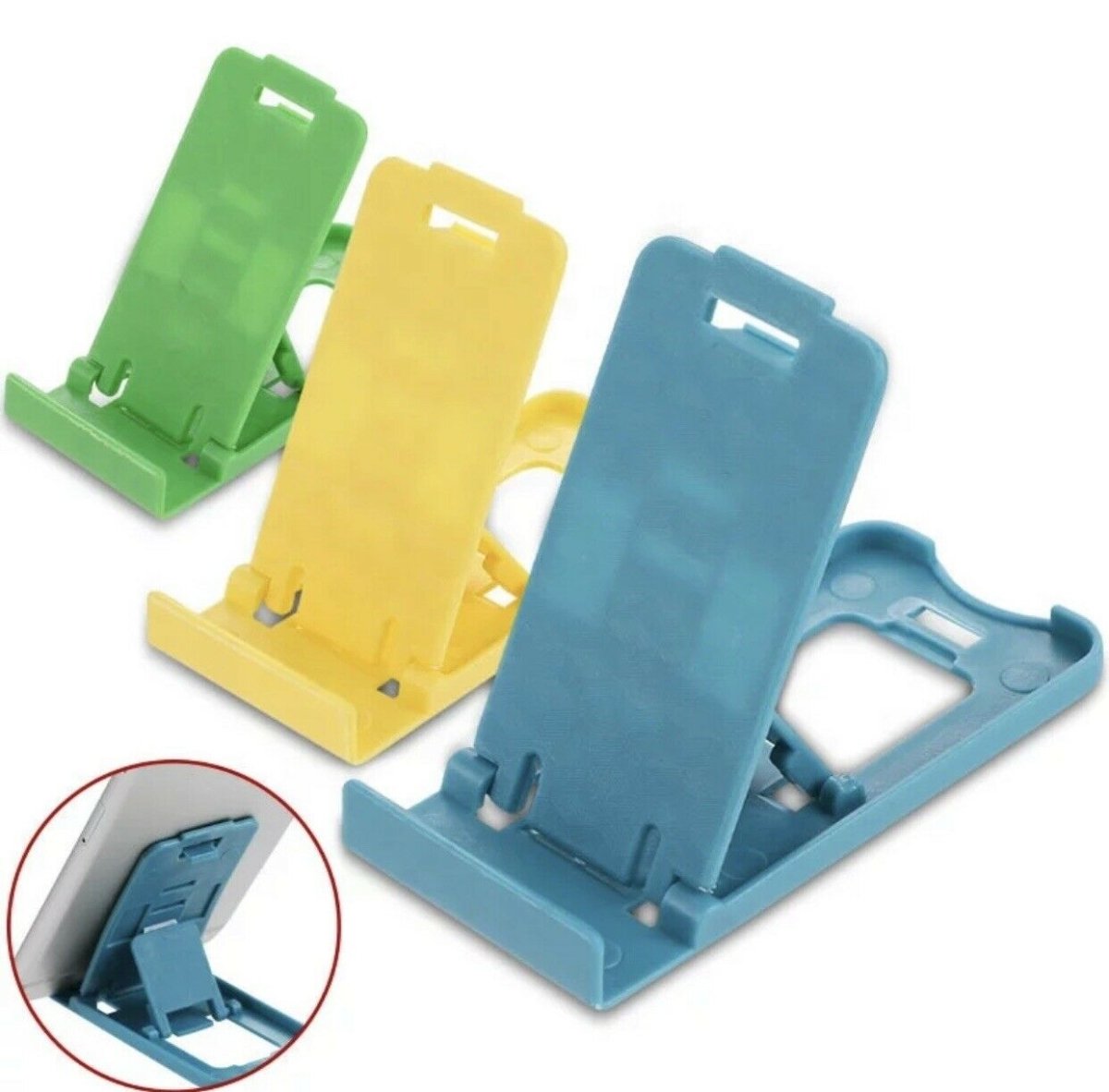 Universal Adjustable Tablet Mobile Phone Holder Stand Desk Foldable Iphone UK - THE TECH STATION UK