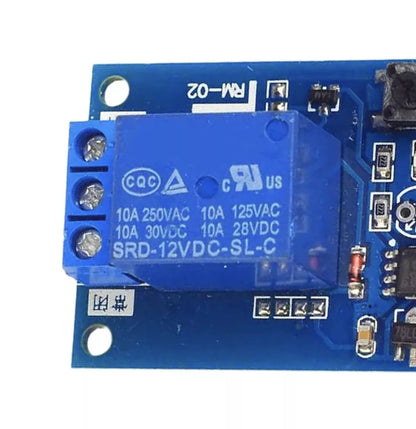 5V 12V 24V Single Self Locking Latching Bistable Interlock Relay Module Switch - THE TECH STATION UK
