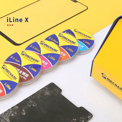 MECHANIC ILine X Series Special Carbon Steel Cutting Wire 0.03/0.04/0.05/0.06/0.08/0.028mm 200m LCD Screen Cutting Wire - THE TECH STATION UK