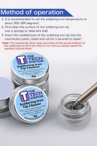 8g Soldering Tip Refresher & Cleaner Paste – Removes Oxidation & Restores Tips