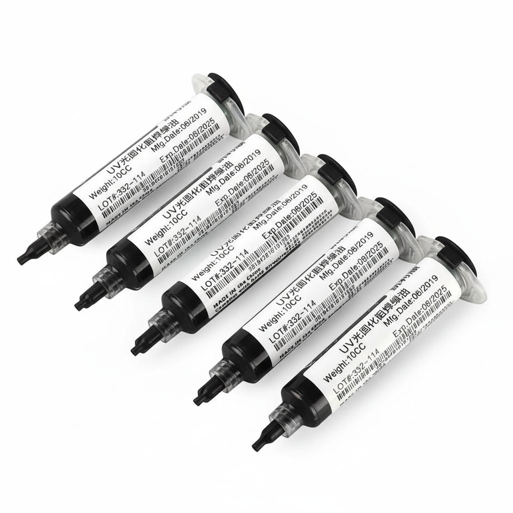 UV Curing Solder Mask Black Circuit Board Protective Paint 10CC - THE TECH STATION UK