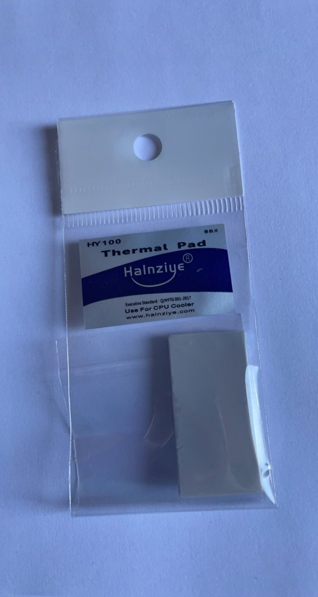 HY100 THERMAL TRANSFER PAD for CPU Heat Sink - THE TECH STATION UK